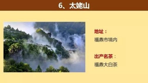 中国著名的茶山大汇总，看看你知道几个？